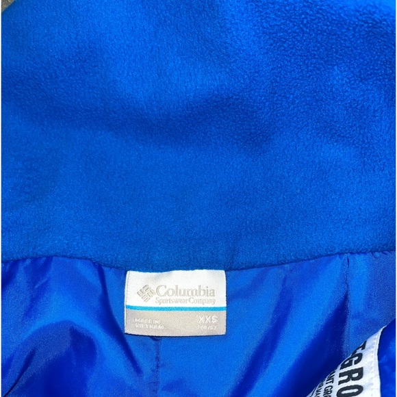 New Columbia Winter Snow Pants Snow Bibs XXS 4/5 Blue - Picture 6 of 17